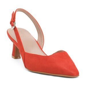 NATURALIZER PREMIUM Leather Dalary Slingback Heels